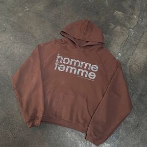 Brown Designer Hoodie